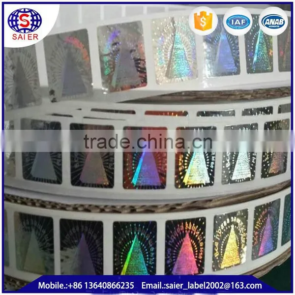 3D Holographic Label/Anti-counterfeiting 3D Holographic Stickers