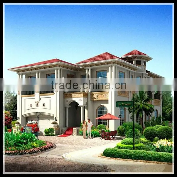 Steel Frame Curtain Wall for Villa