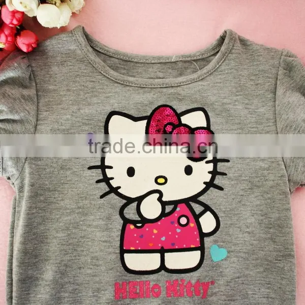 Baby Girl Summer Skirt Cotton Baby Kitty Dress photo-2