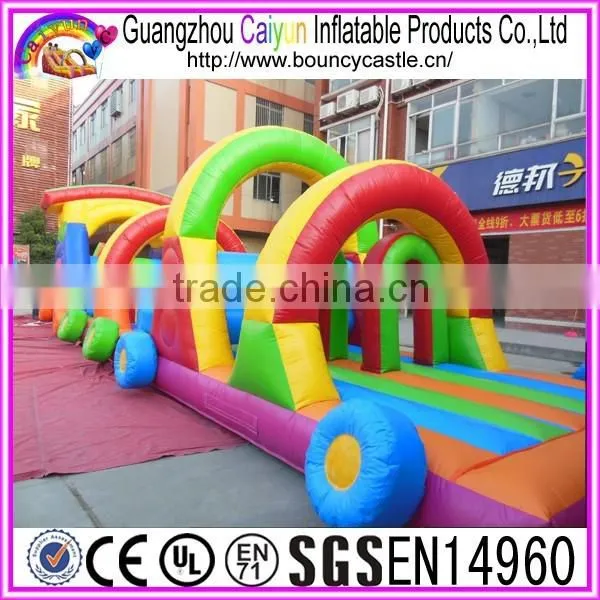 Children Toys Train Inflatable Obstacle With Free EN14960 Certificate photo-5