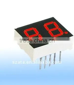 two digits countdown timer in red