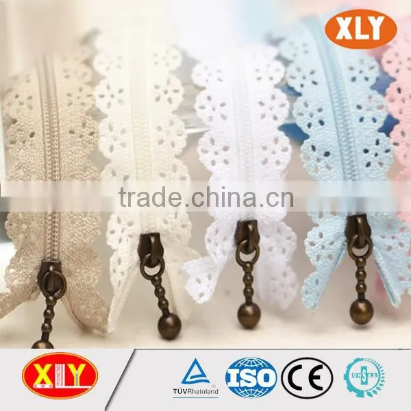 Fashion Garments Accessory Lace Nylon Zipper photo-5