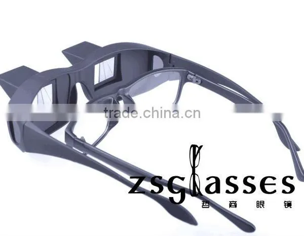 2012Cheap Italy designer Supine Reading Glasses for lazy people / prism glasses