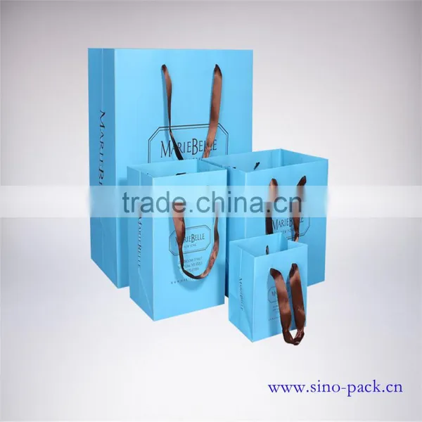 Embossed Craft Art Handled Paper Bags China Supplier