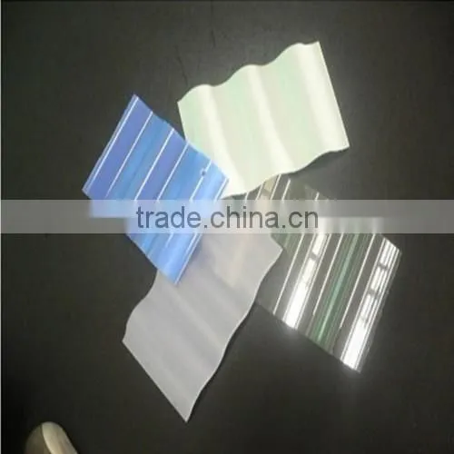 Corrugated Skylight Roof Sheet, FRP Gel CoatSheet,Colored Translucent FRP Roofing Sheets photo-6