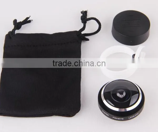 Phone Universal C Clamp 235 Degrees Super Fisheye Lens for Iphone photo-3