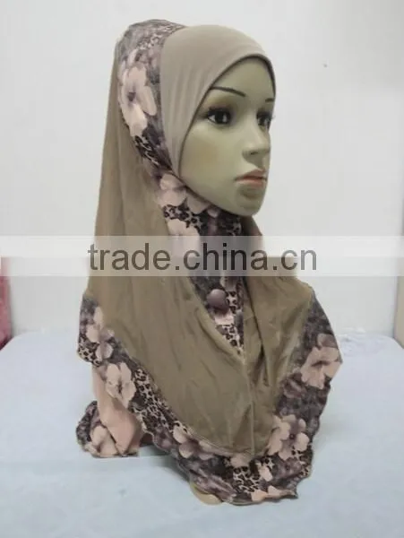 H281 New Style One Piece Hijab With Prints photo-3