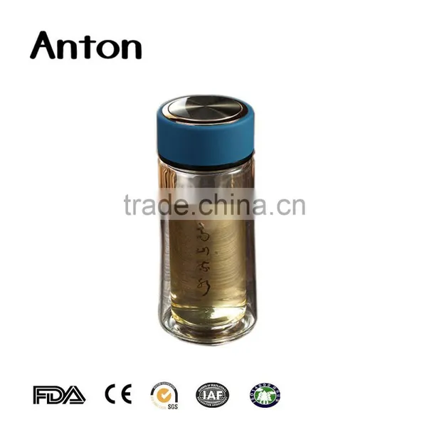 11oz Hot Selling Glass Sport Water Bottle High Quality Factory Suppling Glass Water Bottle High Quality Factory Suppling Glass photo-4
