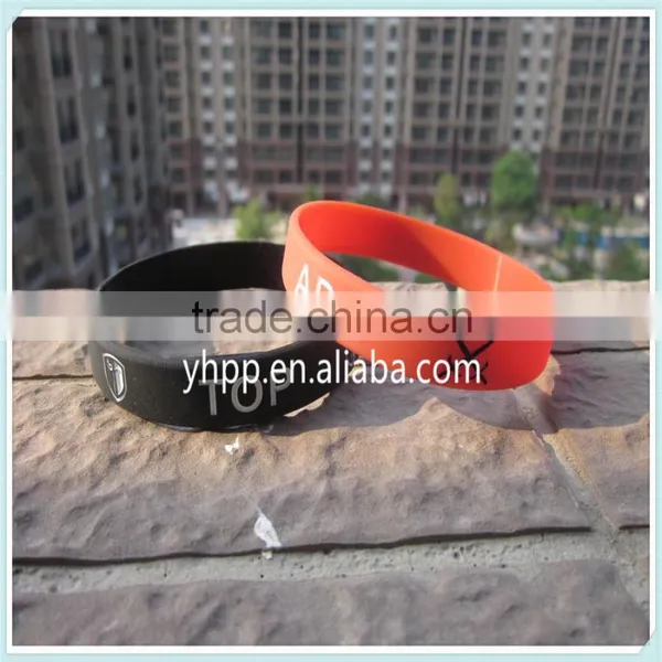 Silicone Wristband Laser Engraved Logo photo-3