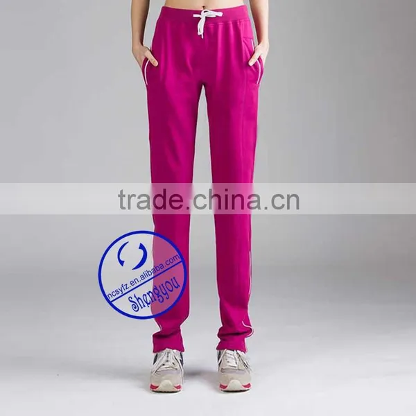 2015 Custom Wholesale Quality Womens Sport Jogger Pants photo-4