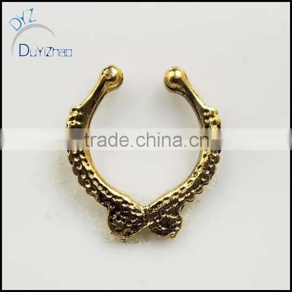Fashion Hot Sale Simple Septum Clicker Nose Rings photo-3