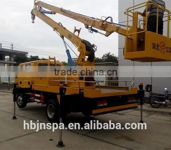 14m Red Aerial Work Platform Truck photo-4