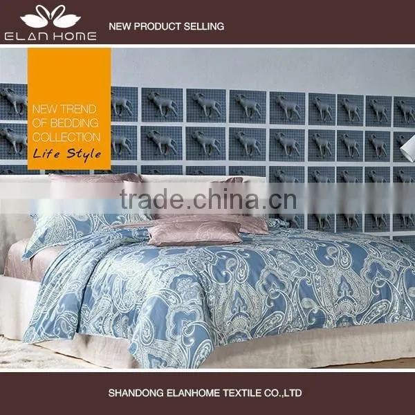 100% Cotton 133*72 40s*40s Reactive Printting Beautiful Comforter Cover Set With Zipper photo-3