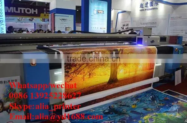 Eco Solvent Led uv Flatbed Printer uv Roll to Roll Printer 1024i Printheads 3.2m photo-4
