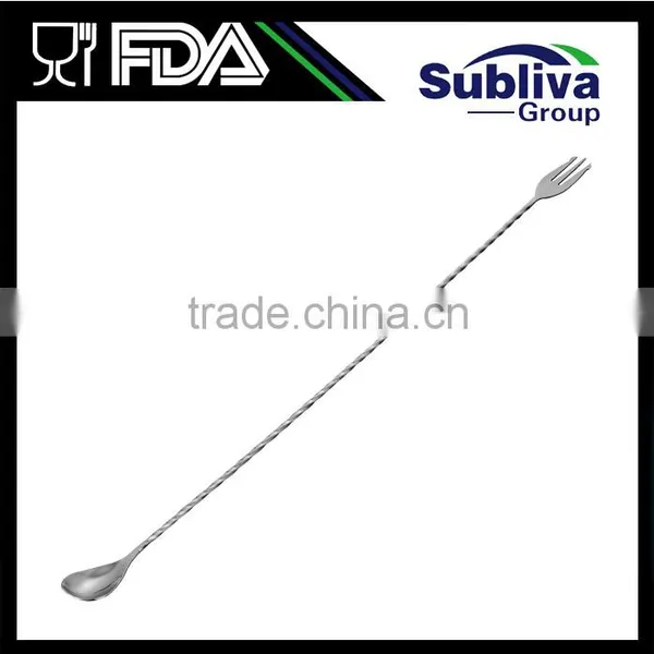 Cocktail Spoon And Cocktail Fork