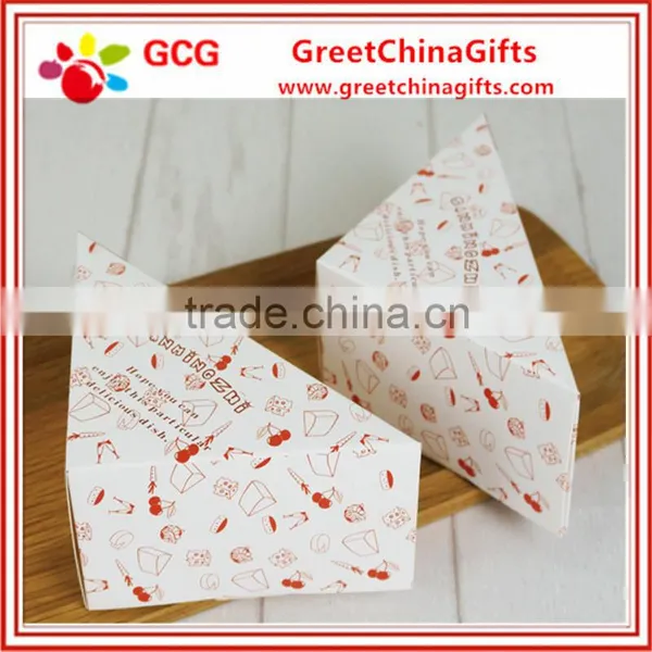White Cardboard Tke Away Sandwich Packing Boxes With Clear PVC photo-4