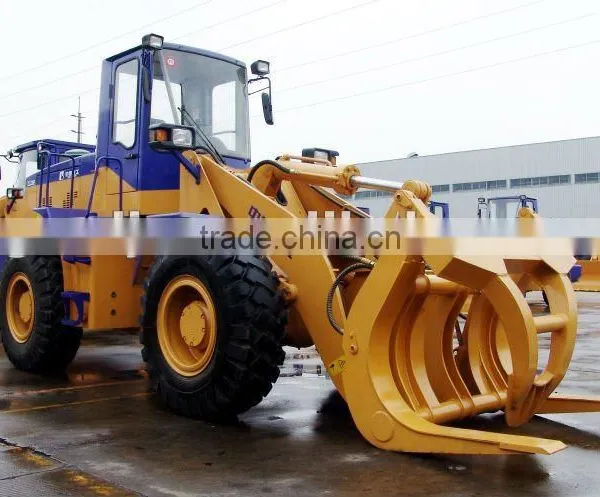 Wheel Loader With Fork Wood