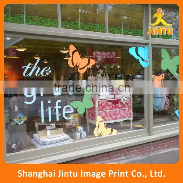 Indoor Adhesive Vinyl Window UV Resistant Sticker Cheap Price