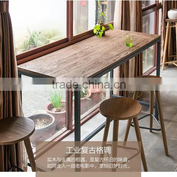 Solid Wood High Bar Table HLM-6027 photo-2