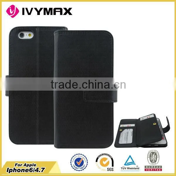 Wholesale Telephone Wallet Case Cover for Apple Iphone 6 Made in China