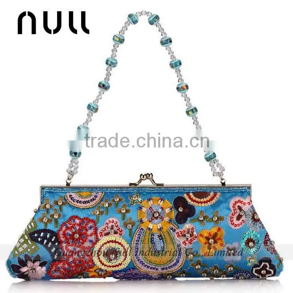 Customized National Embroidery Clucth Bags / Purses photo-2