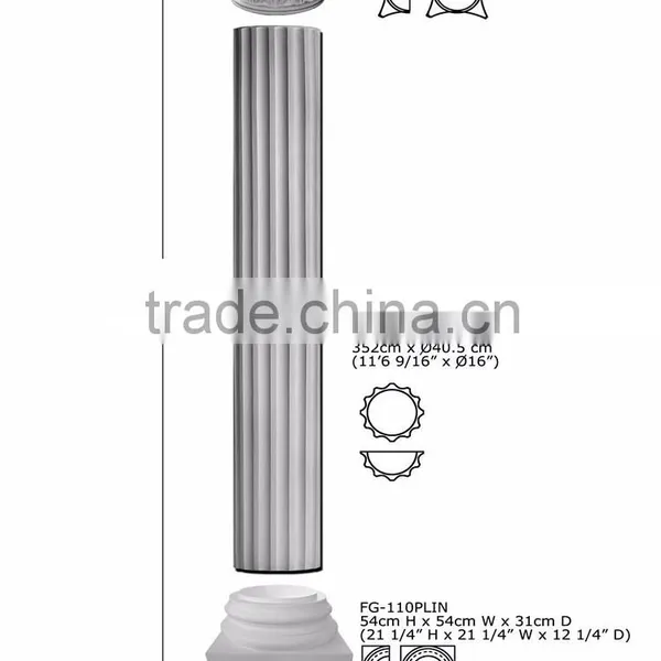 Roman Pillar Design With High Quality and Good Price Beautiful Polystyrene Crown Roman Pillars Column Molds for Sale photo-5
