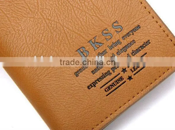 Business Card Wallet,fashion Men Leather Wallet,PU Wallet With Logo Custom photo-2