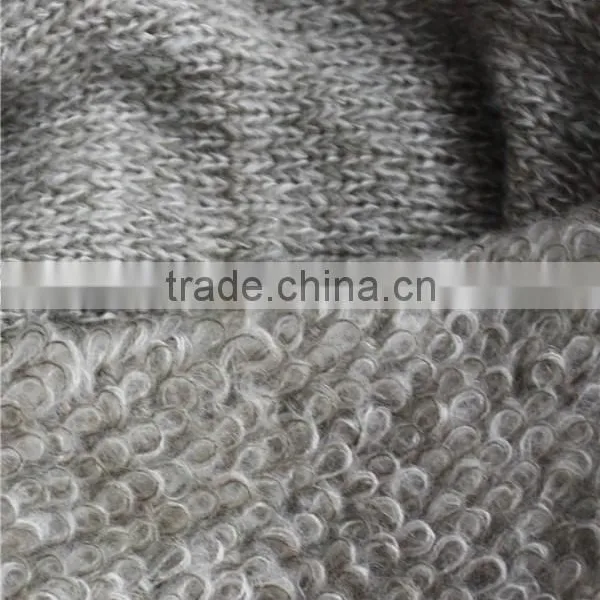 Plain Color Knitted Fish Scale Pattern Snood photo-2
