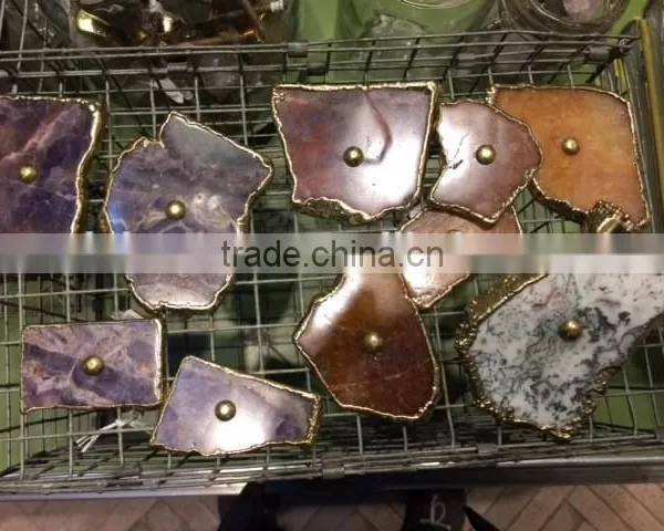 Agate Slice of Shake Handshandle, Agate Craft photo-2