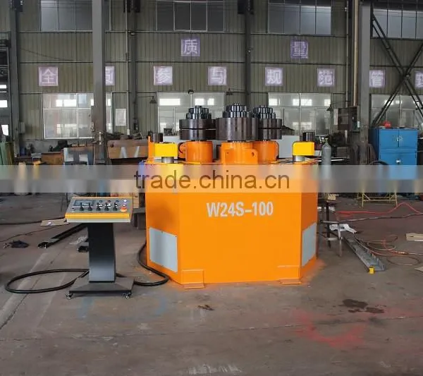 Krrass Brand W24S-100 Round Hollow Steel Pipe Bending Machine photo-6