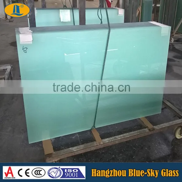 Acid Etched Toughened Glass for Partition
