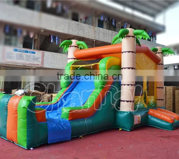 Factory Direct Inflatable Slide,inflatable Combo ,inflatable Jumping Bouncer With Palm Tree Quality Choice photo-6