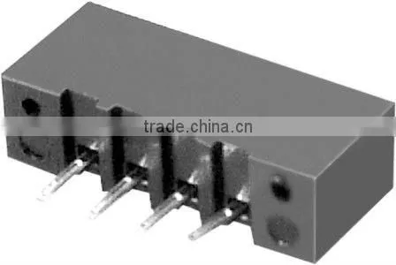 Right Angle 4 Pin FPC Connector 2.54A-nPL
