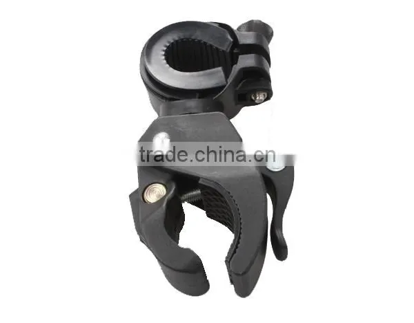 Universal Bicycle Bike LED Torch Front Light Flashlight Mount Bracket Holder New photo-3