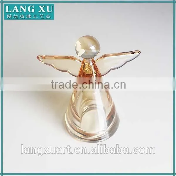 LX-D011 Angel Glass Ornaments Bulk Christmas Glass Craft photo-3