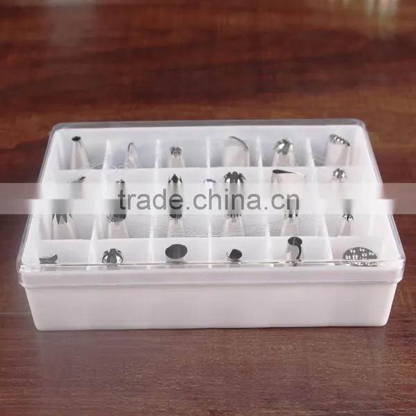 24pc Stainless Steel Nozzles Fondant Icing Piping Tips Cake Decorating Tools DIY Russian Tulip Nozzle Pastry Tip Free photo-6