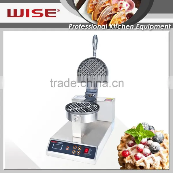 Hot Selling Stainless Steel Thin Round Waffle Maker For Commercial Use photo-2