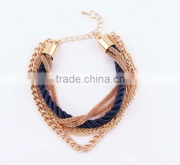 >>>2015 Hot Sale European American Style Bracelets Fashion Women Bracelet Handmade Multilayer Bracelet photo-4
