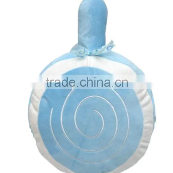 Lovely Plush Lollipop Shaped Pillow Blanket,Plush Lollipop Pillow With Blanket,Plush Lollipop Pillow photo-2