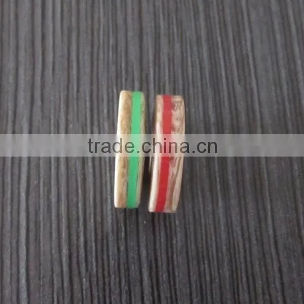 Special Technich Made Wooden Color Plastic Button photo-4