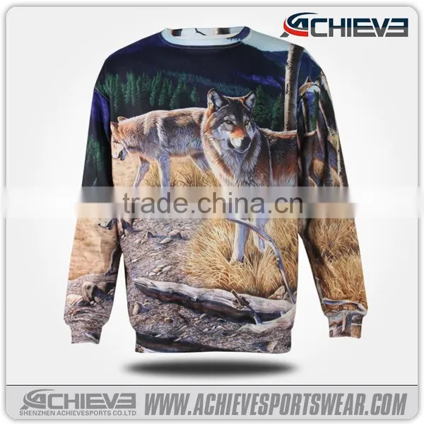 Wholesale Men Pullover Sweater, Crewneck Sweatshirt With Pockets photo-3