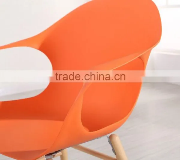 Hot Sell Plastic Restaurant Dining Room Easy Armchair D01 photo-6