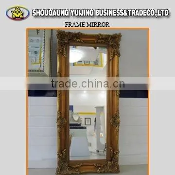 Silver Frame Standing Mirror Home Decor Floor Dressing Mirror photo-2