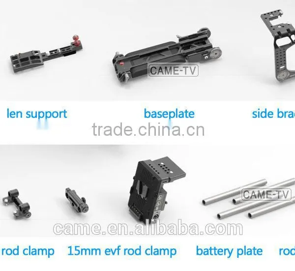 Movcam Rigs For S Ony FS7 15mm Rod System Base Kit photo-3