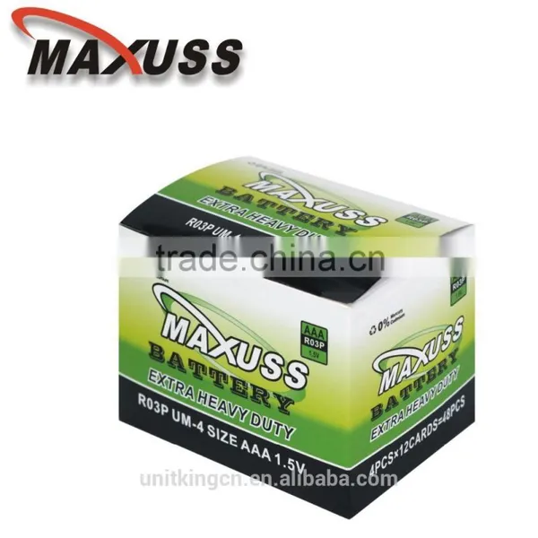 AAA 1.5V R03P UM-4 Duty Battery K4 photo-2