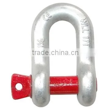 Drop Forged Hardware Tempered Alloy Steel/carbon Steel Lifting Hoist DW Shape High Strength Shackle(alloy Steel) photo-5