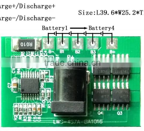14.8V(4S)Battery BMS/PCM for 24S Li-ion Battery Packs pcm