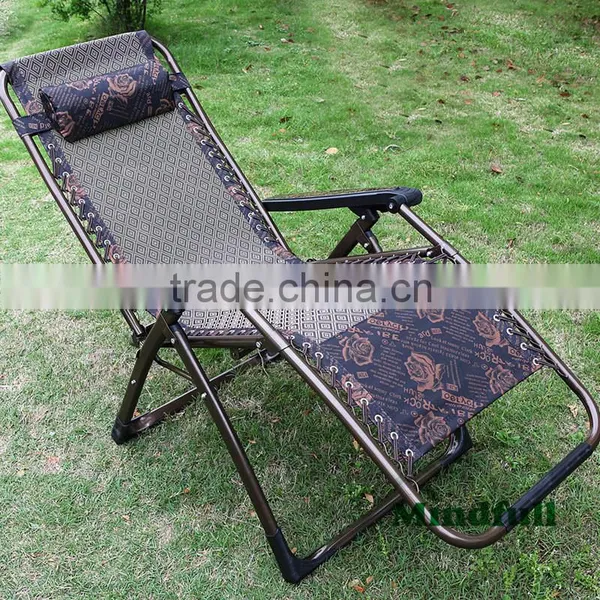 25mm*0.8mm Outdoor Garden Zero Gravity Folding Chair Steel Tube Frame Chair photo-3