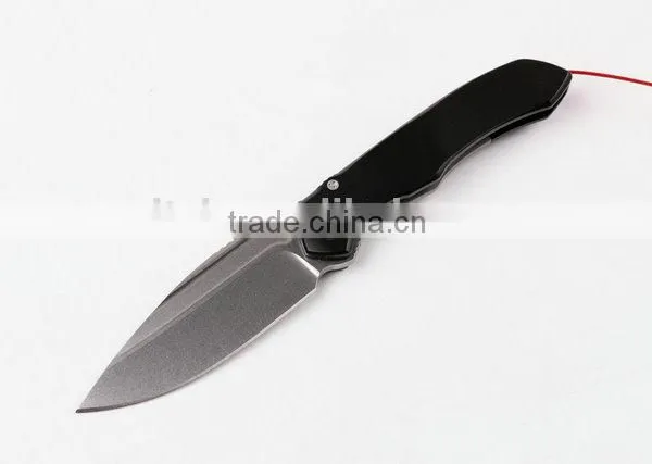 OEM Folding Knife With D2 Blade and Titanium Alloy Handle photo-4