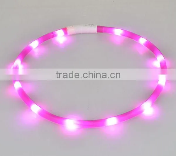 Newest Waterproof Led Dog Collar Cuttable USB Rechargeable Usb Rechargeable Flashing Dog Collars photo-4
